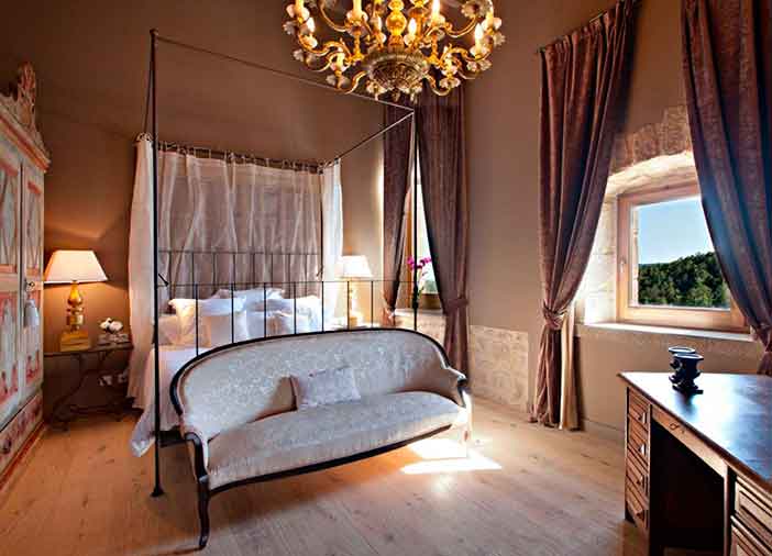 Habitación con vistas en el Hotel Vella Farga