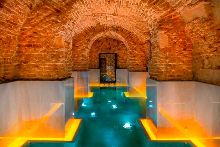 El spa del Pestana Plaza Mayor es uno de los mejores para un fin de semana con spa romántico