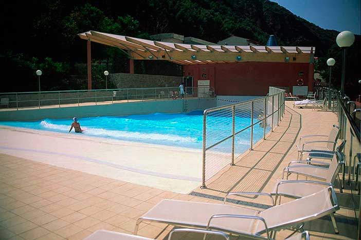 La zona termal del Balneario de Arnedillo es la más moderna de los balnearios de La Rioja