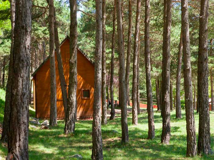El Camping Fontfreda tiene bonitas cabañas cerca de Barcelona para parejas