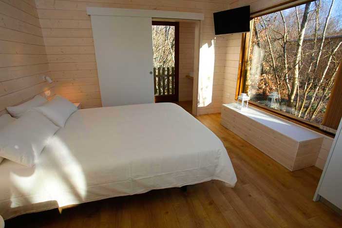 El Glamping Cabanas das Chousas ofrece estupendas cabañas en Lugo para parejas