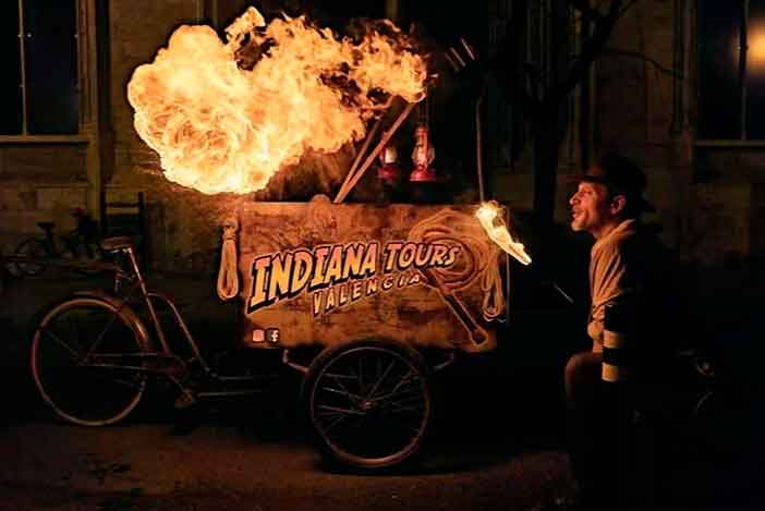 El recorrido con Indiana Jones en busca del Santo Grial es uno de los planes en Valencia para parejas más divertidos