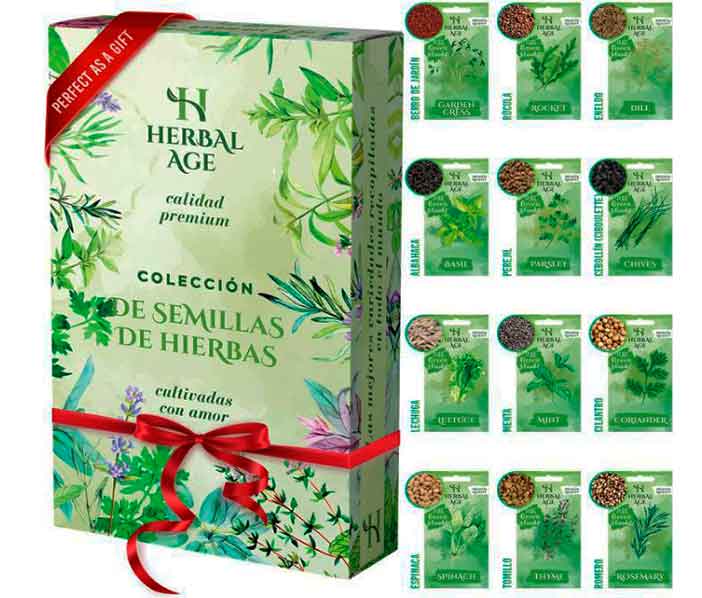 Las hierbas aromáticas son una buena idea para regalar en una caja de los 5 sentidos y estimular el olfato, el gusto o la vista