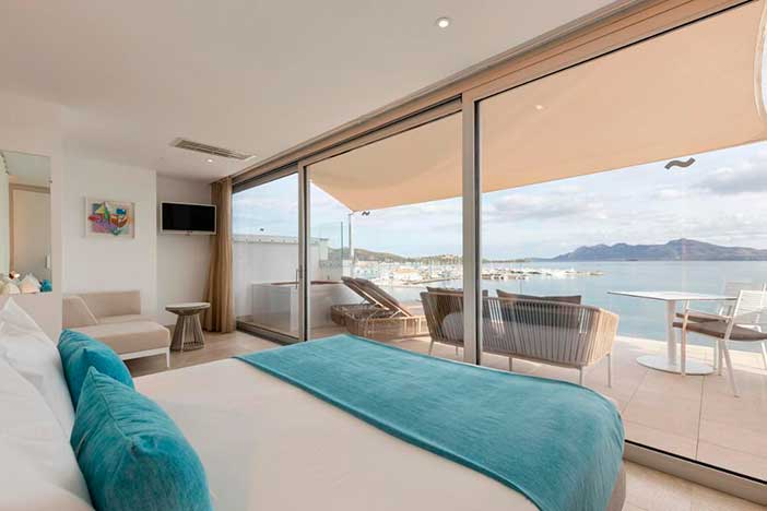 La Goleta hotel de mar es un coqueto hotel adults only en Mallorca a pie de playa