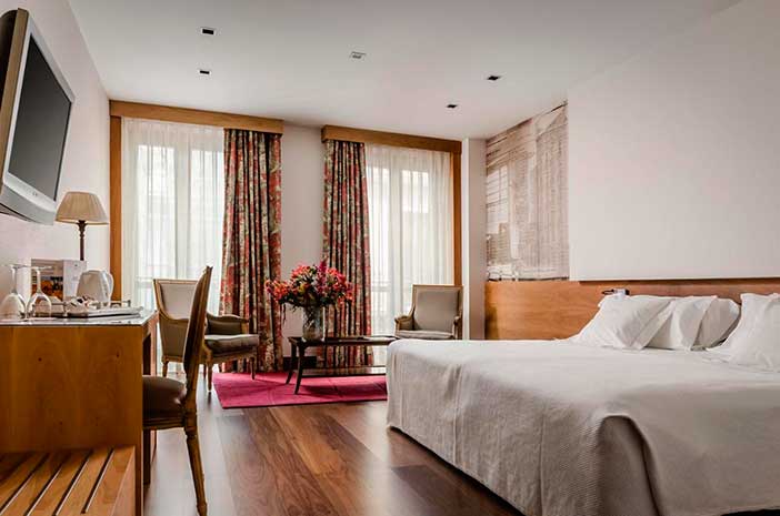 El Gran hotel La Perla es todo un clásico entre los hoteles con encanto de Pamplona