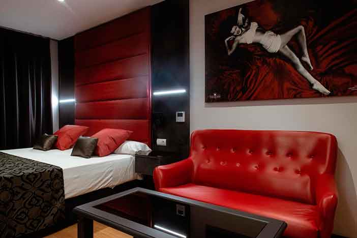 Las junior suite del hotel Princesa Solar son unas estupendas habitaciones para parejas en Málaga