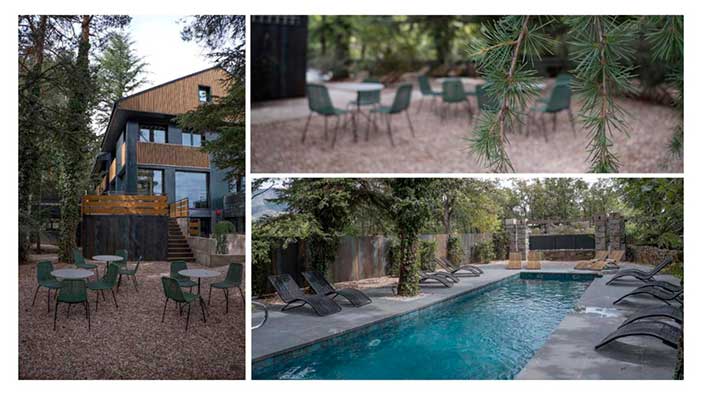 Box Art Alpino es uno de los hoteles con piscina en la Sierra de Madrid más modernos